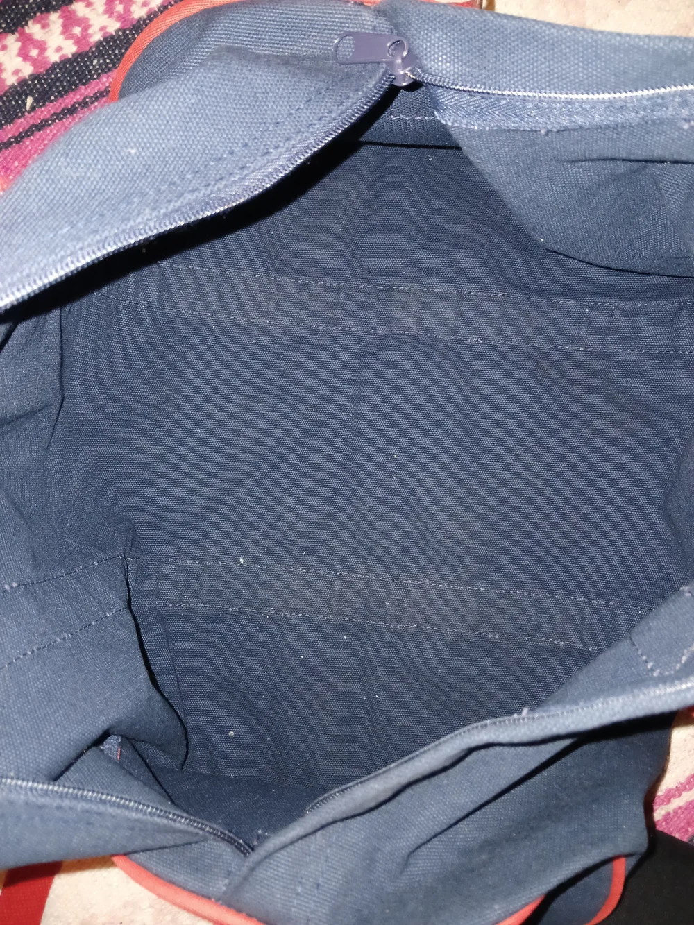 Vintage‎ NFL Round Canvas Zip-Up Duffle Weekender Bag With Strap